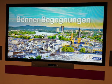 Der "Empfangsmonitor" bei der Deutschen Telekom. Photo: Alexandra Bartschat