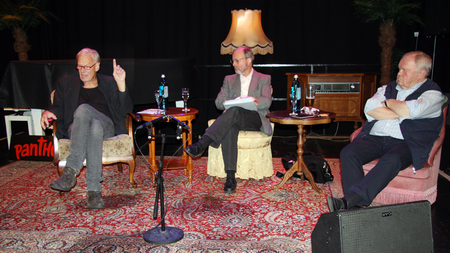 Rainer Pause, Pantheon-Gründer; Lambert-Sebastian Gerstmeier, BJV-Vorsitzender; Prof. Dr. Heinz Günter Horn, Vorsitzender des Kulturförderkreises